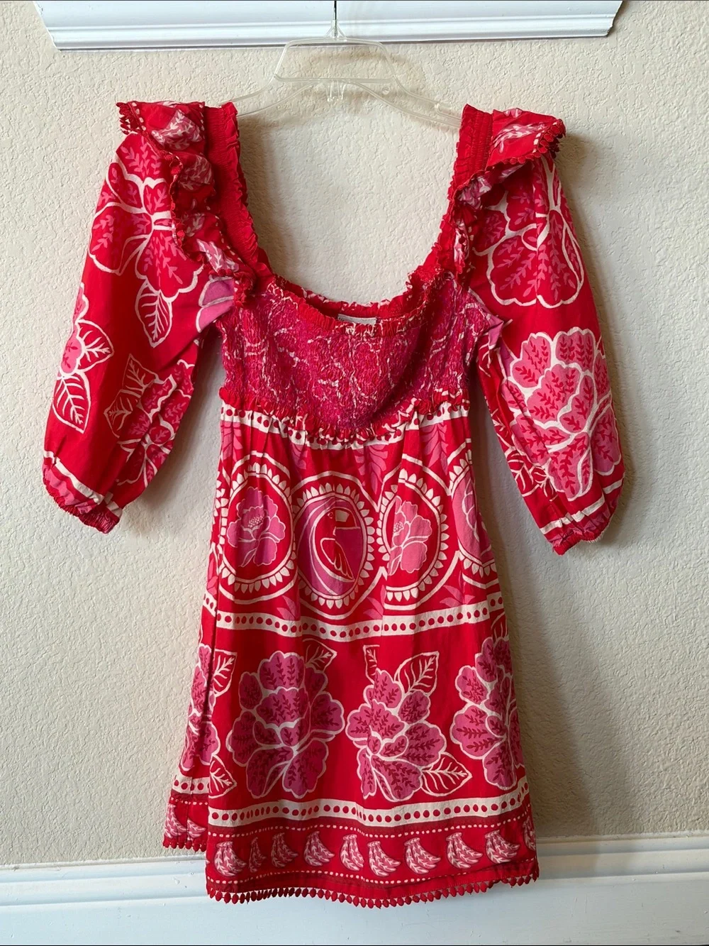 Farm Rio Summer Sunrise Mini Dress Size M